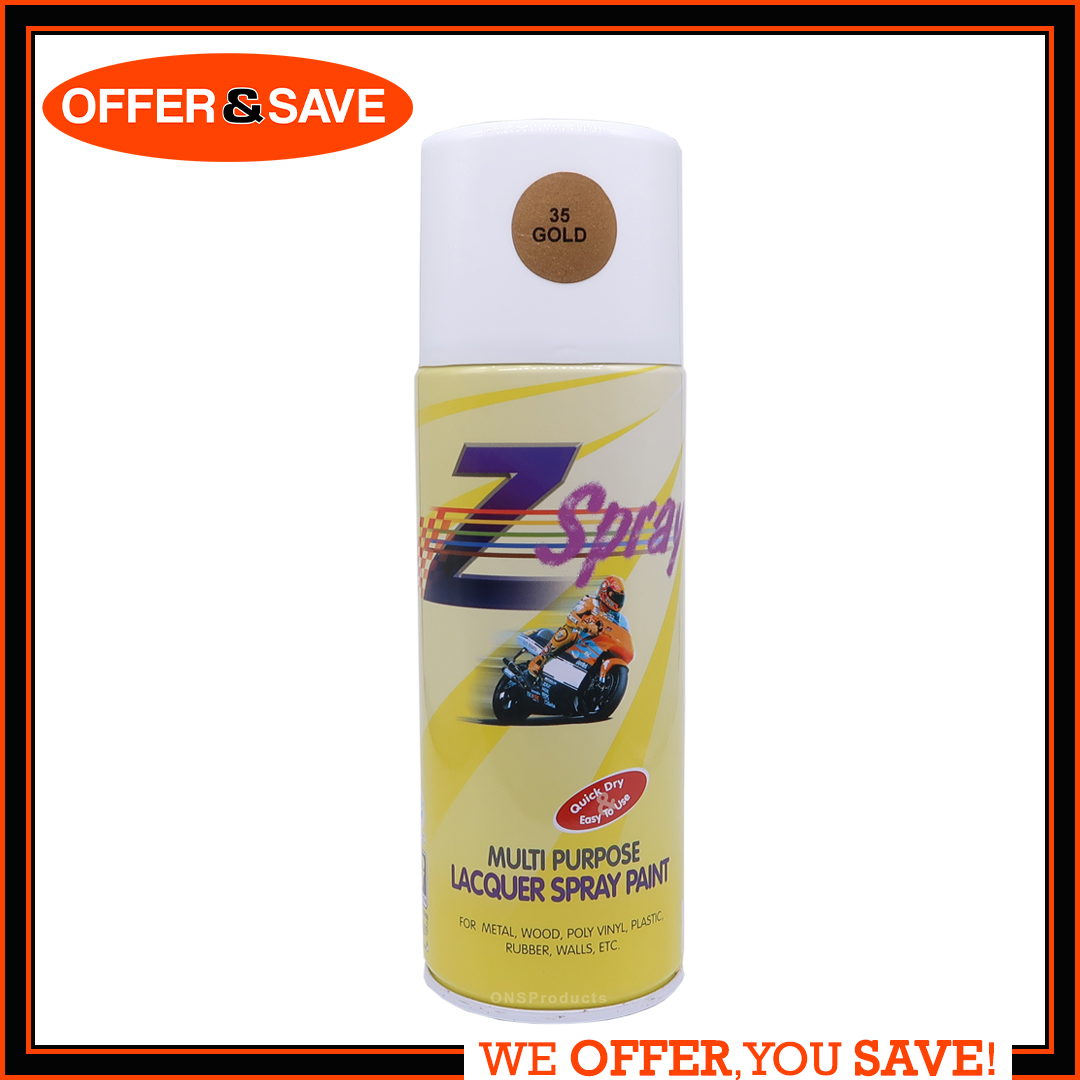 Z-SPRAY Lacquer Spray Paint - 35 Gold