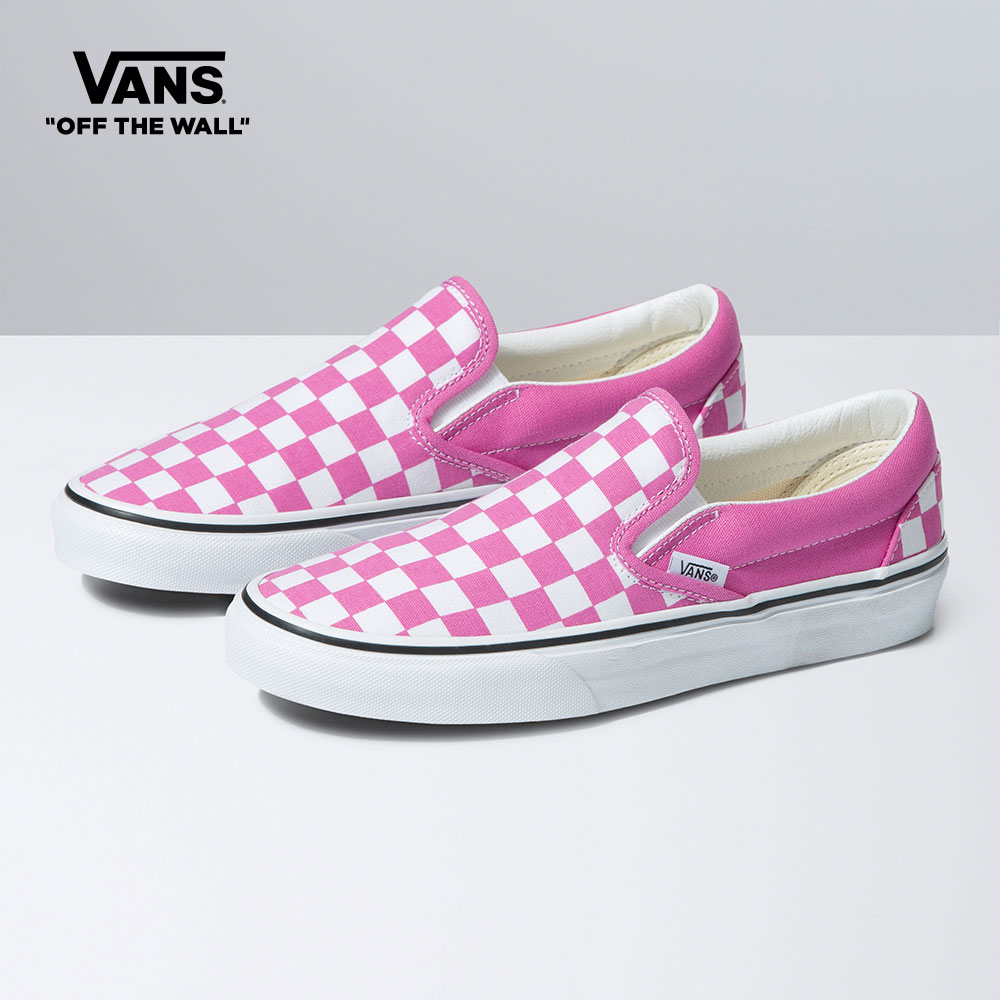 Vans Color Theory Slip-On Women (Unisex US Size) PINK VN0A5JMHYOL1